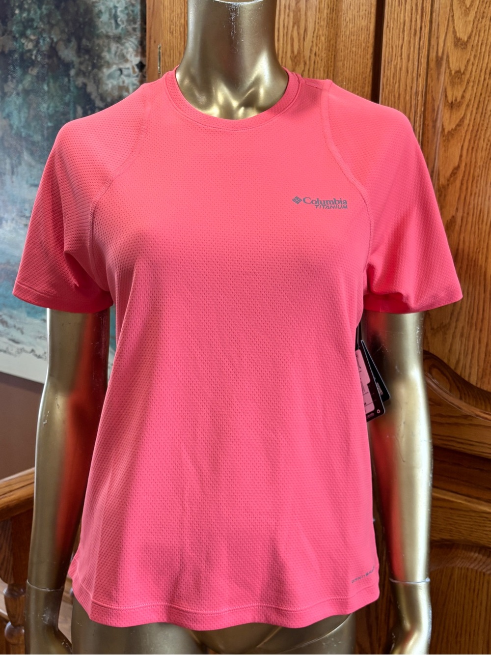 Columbia Pink Short-Sleeve Active Tee